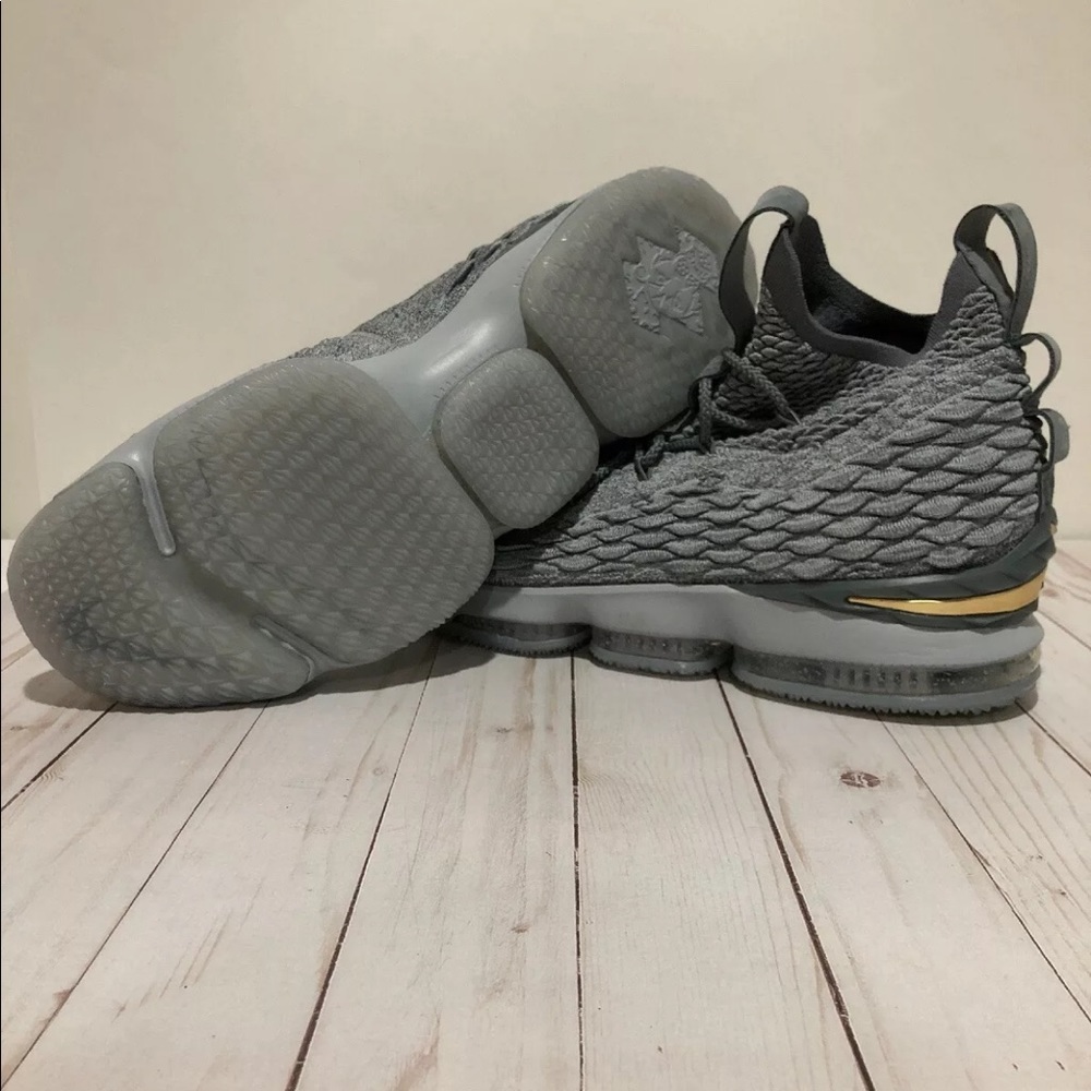 🔴SOLD🔴NIKE LEBRON XV 15 CITY EDITION WOLF GREY - Picture 6 of 8
